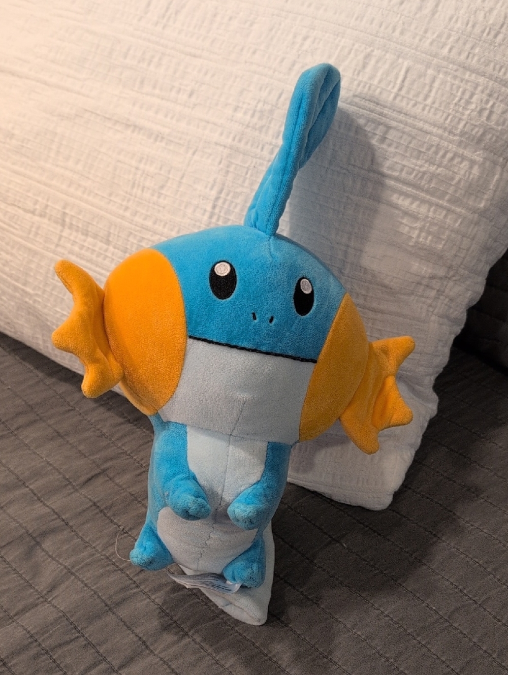 Pokemon Mudkip Plush - Light Blue and Aqua Soft Toy
